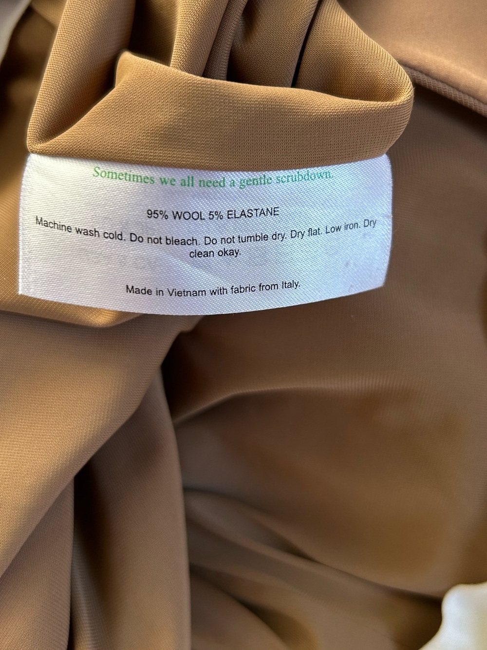MM. LAFLEUR The Mejia Pant - Washable Wool Twill in Camel Saddle - Picture 10 of 15
